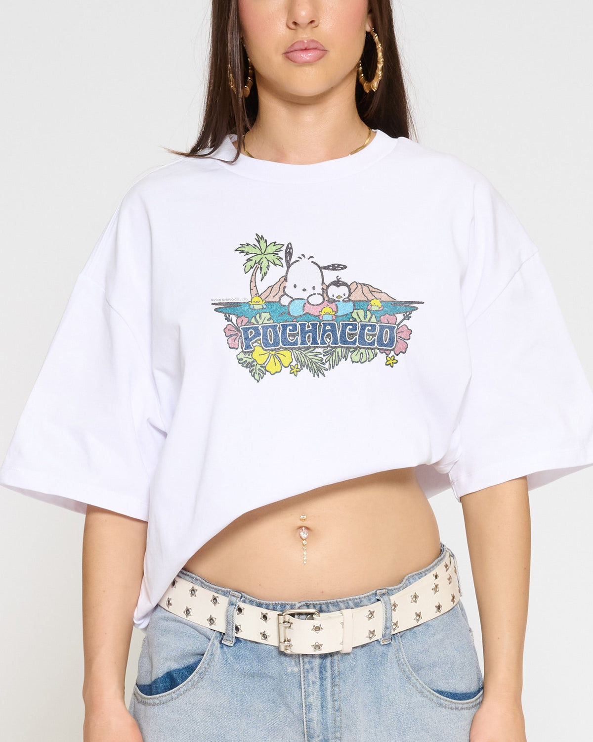 Pochacco Summer Friends Oversized Tee Unisex