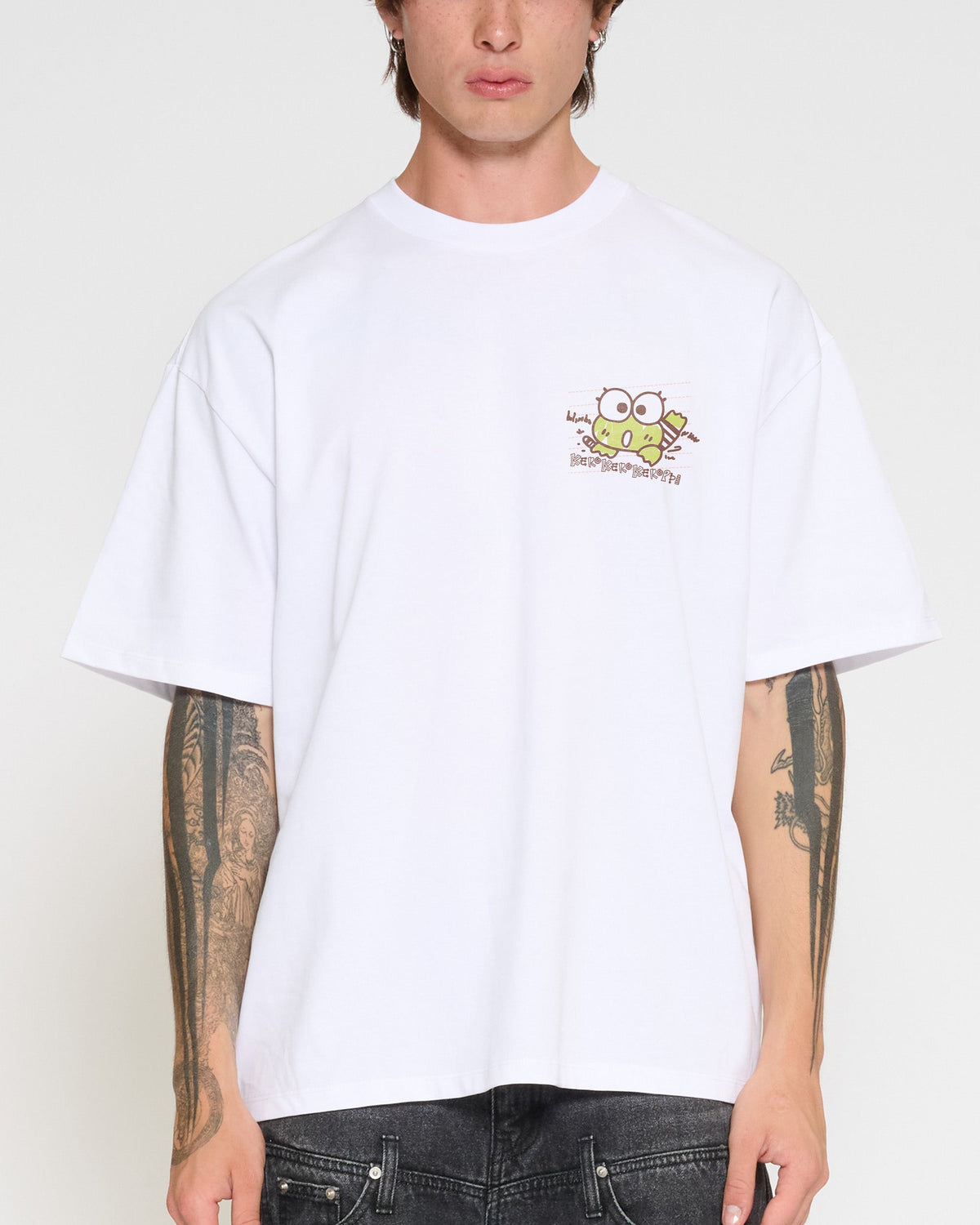 Keroppi Scribble Oversized Tee Unisex