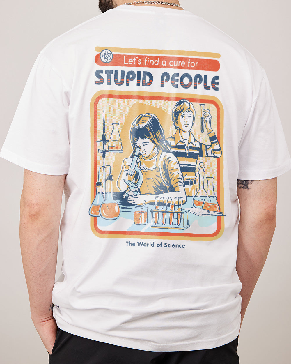 Let's Find a Cure for Stupid People Front and Back Unisex