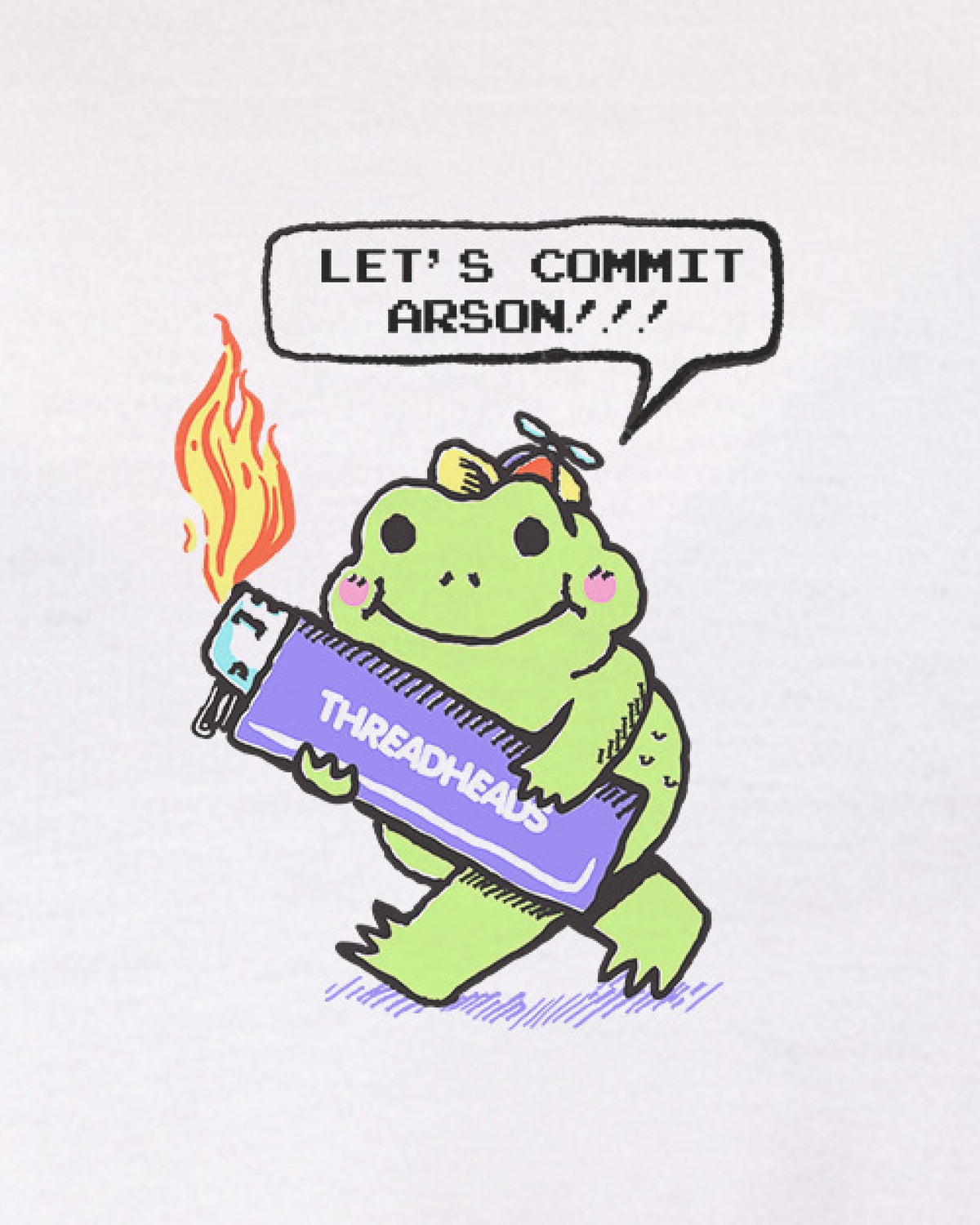 Let's Commit Arson Oversized Tee Unisex