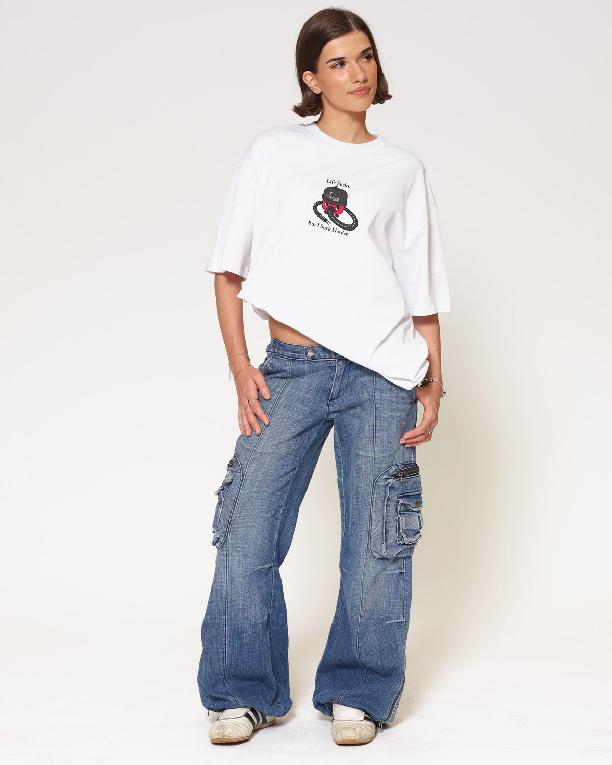 Life Sucks Oversized Tee Unisex