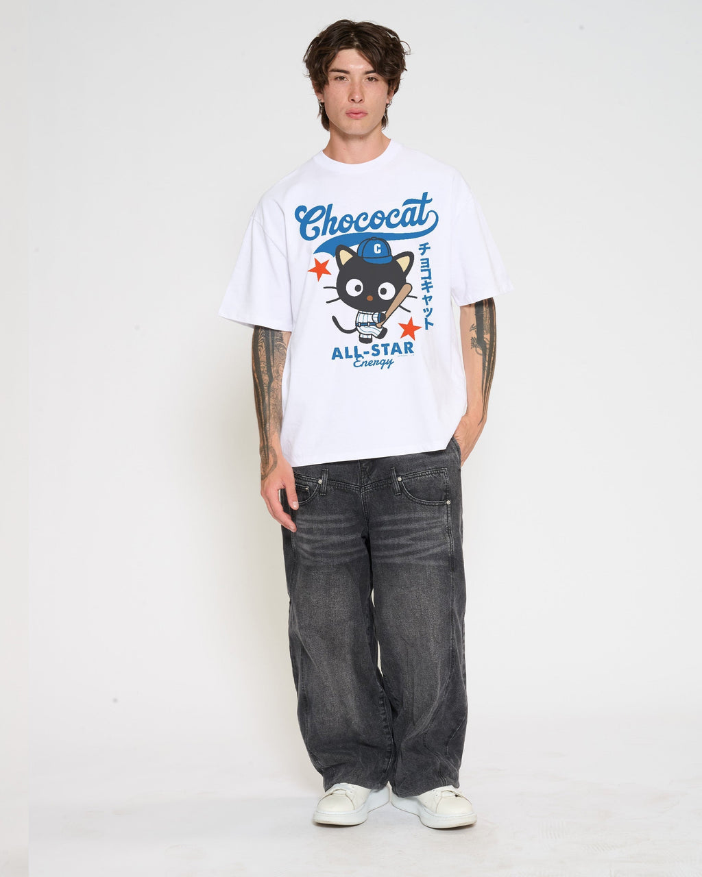 Chococat Baseball Oversized Tee Unisex