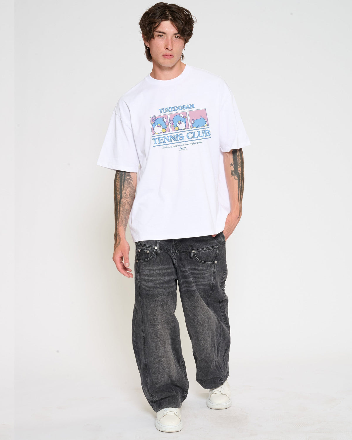 Tuxedo Sam Tennis Club Oversized Tee Unisex