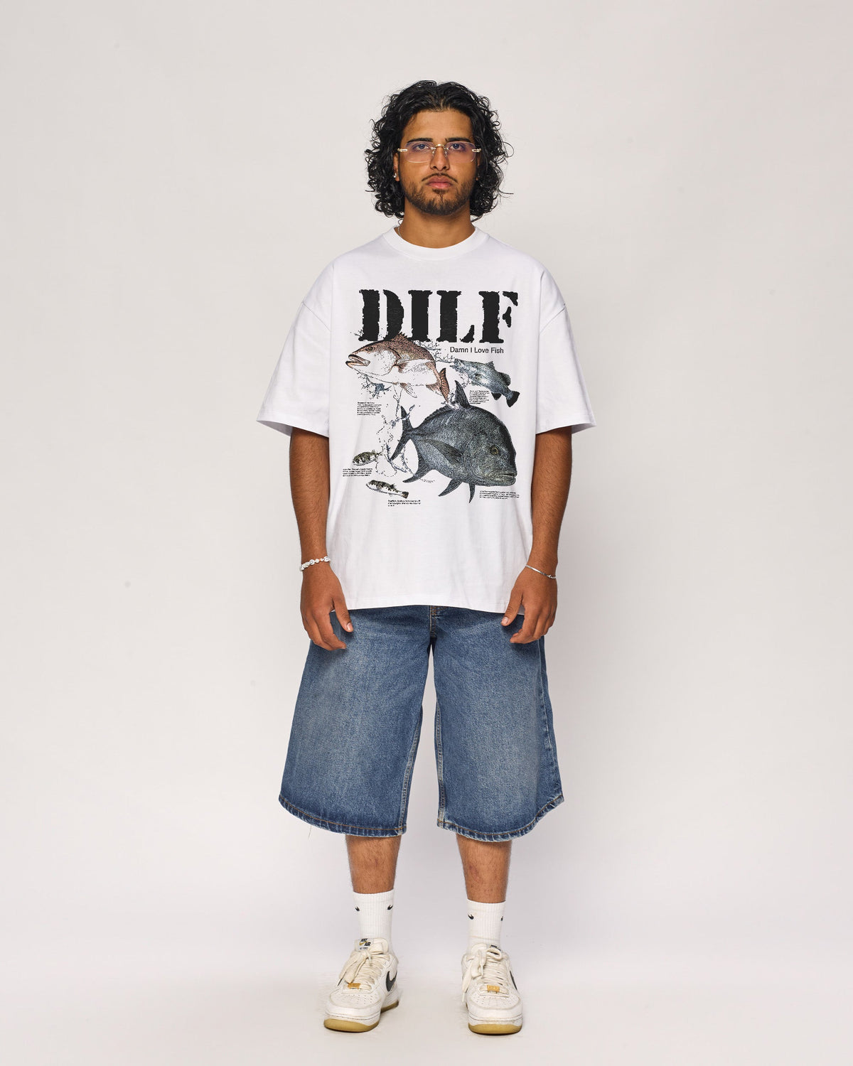 Damn I Love Fish Oversized Tee Unisex