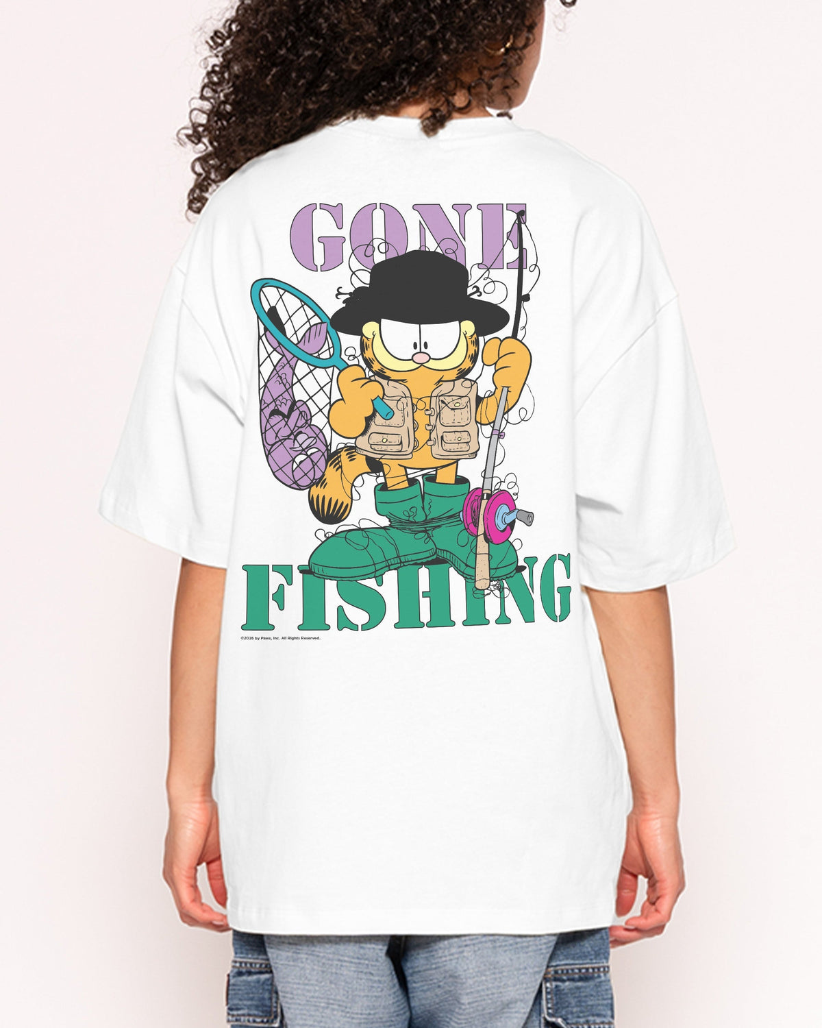 Gone Fishing Oversized Tee Unisex