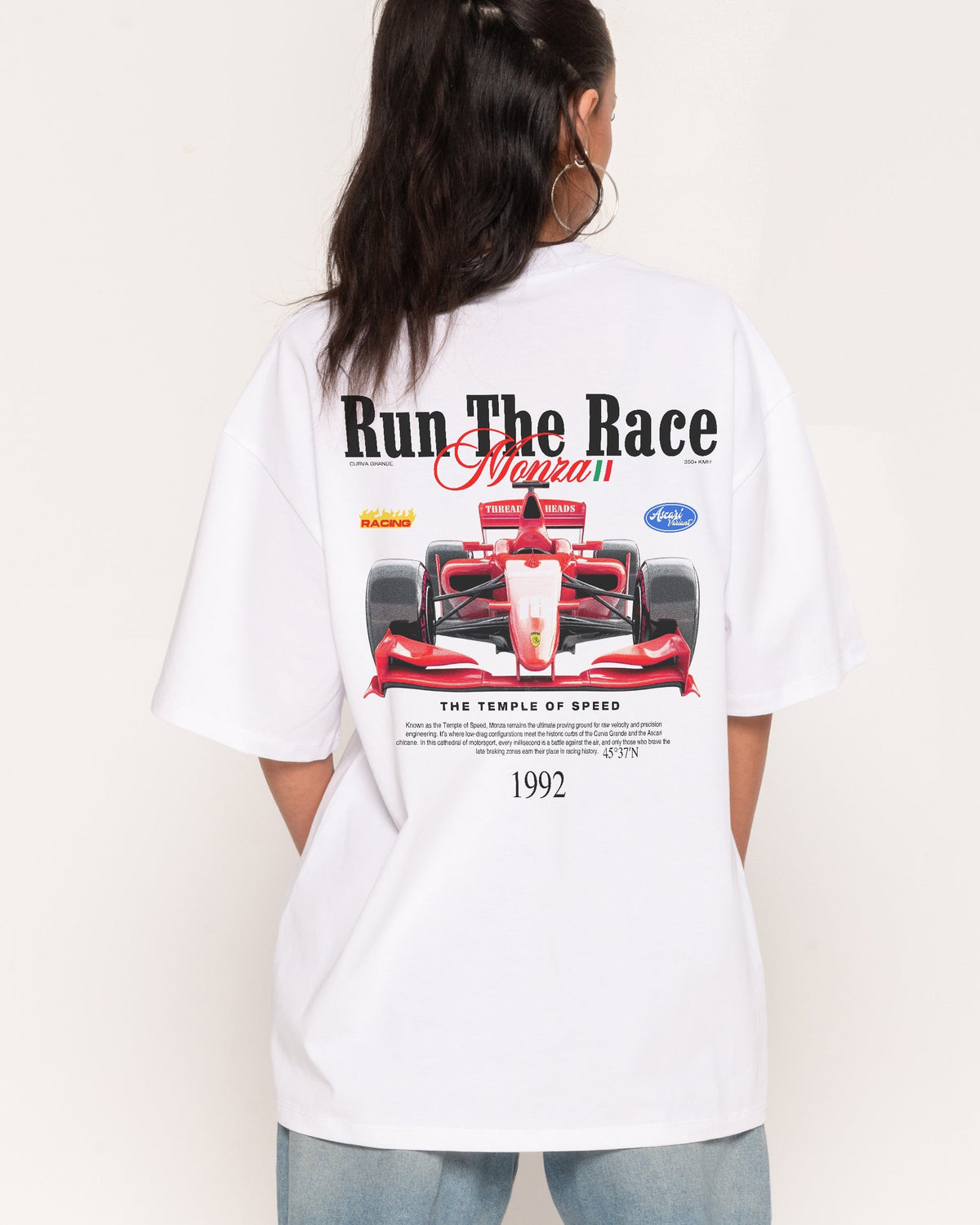 Run the Race Oversized Tee Unisex