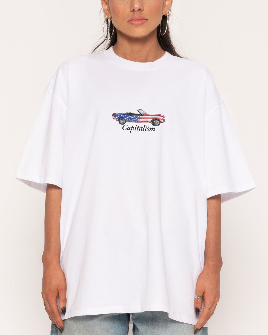 Capitalism Oversized Tee Unisex
