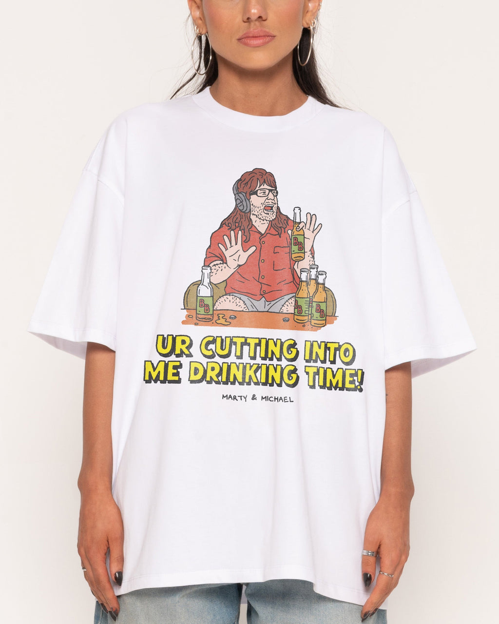 Drinking Time Oversized Tee Unisex