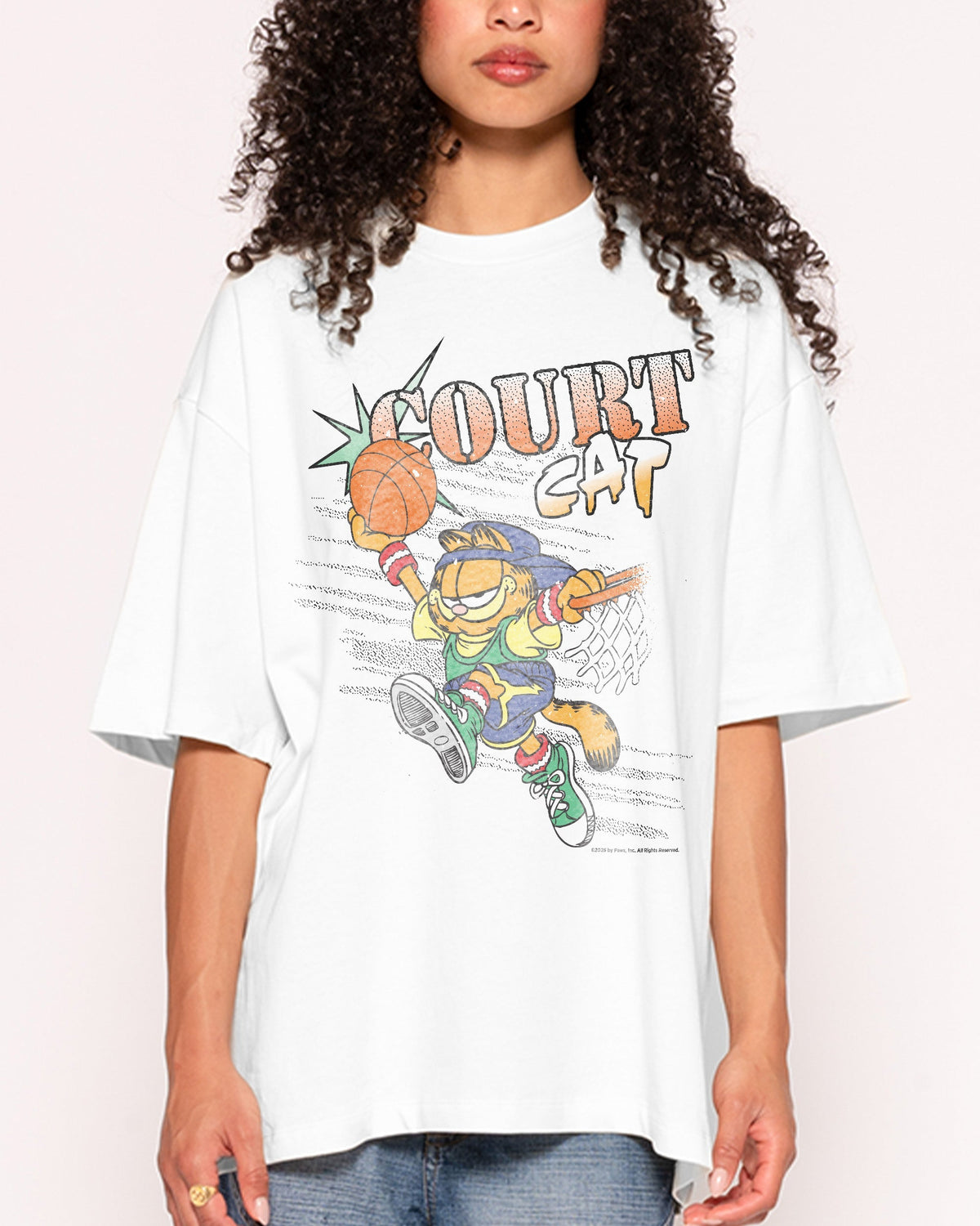 Court Cat Oversized Tee Unisex