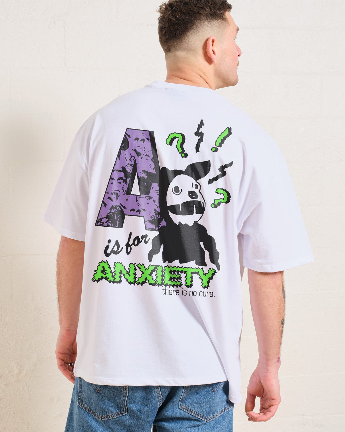 A Is For Anxiety Oversized Tee Unisex