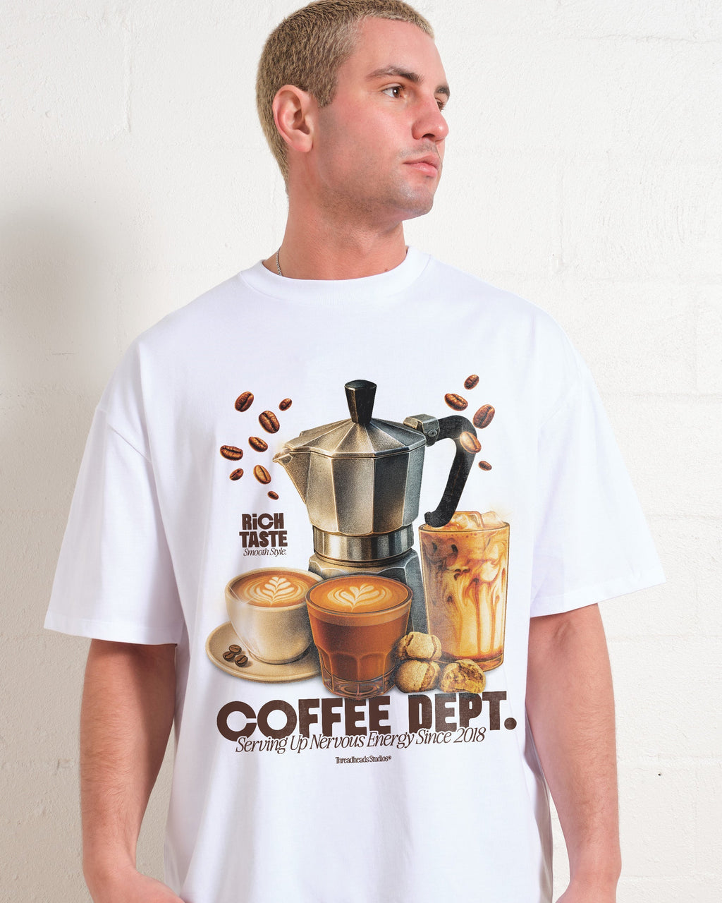 Coffee Dept Oversized Tee Unisex