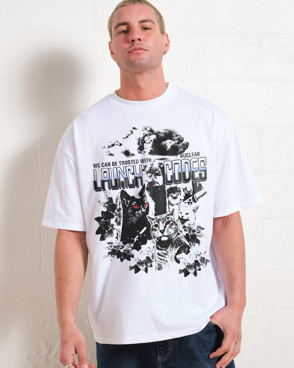 Nuke Cats Oversized Tee Unisex
