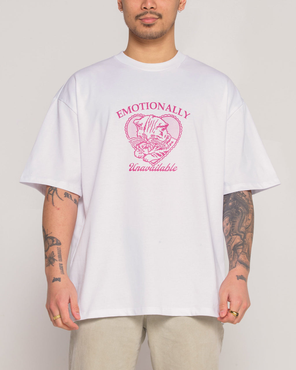Emotionally Unavailable Oversized Tee Unisex