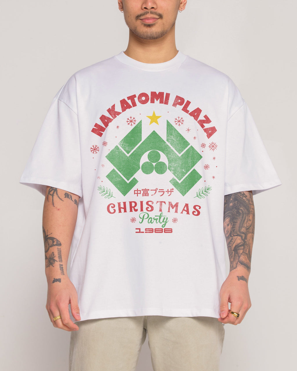 Nakatomi Christmas Party 1988 Oversized Tee Unisex