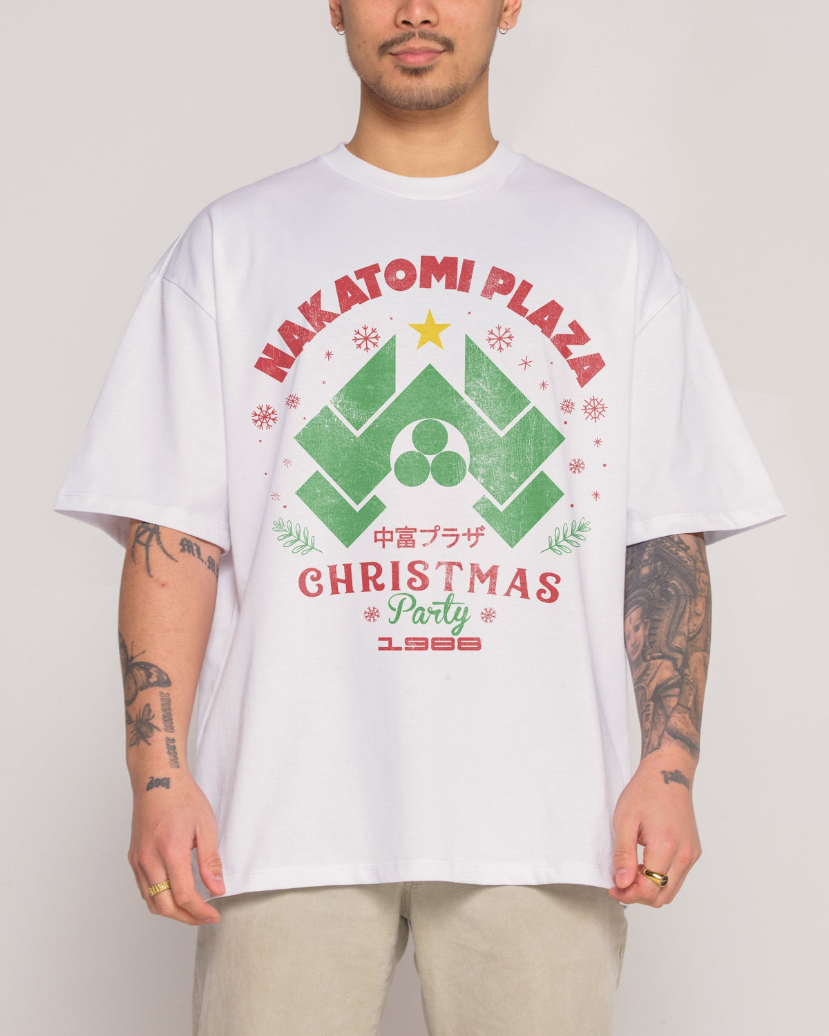 Nakatomi Christmas Party 1988 Oversized Tee Unisex