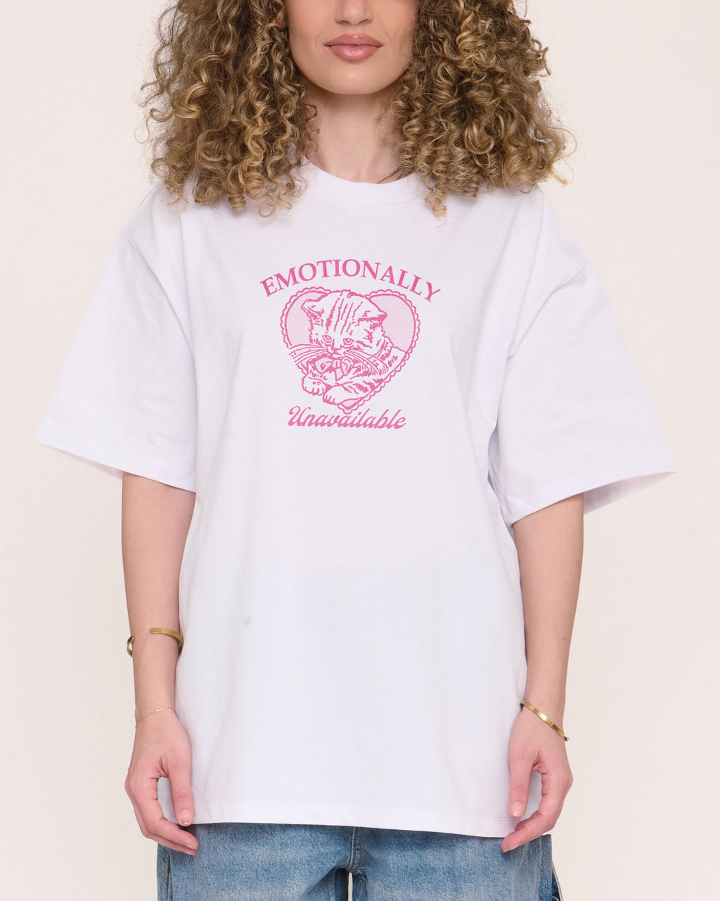 Emotionally Unavailable Oversized Tee Unisex