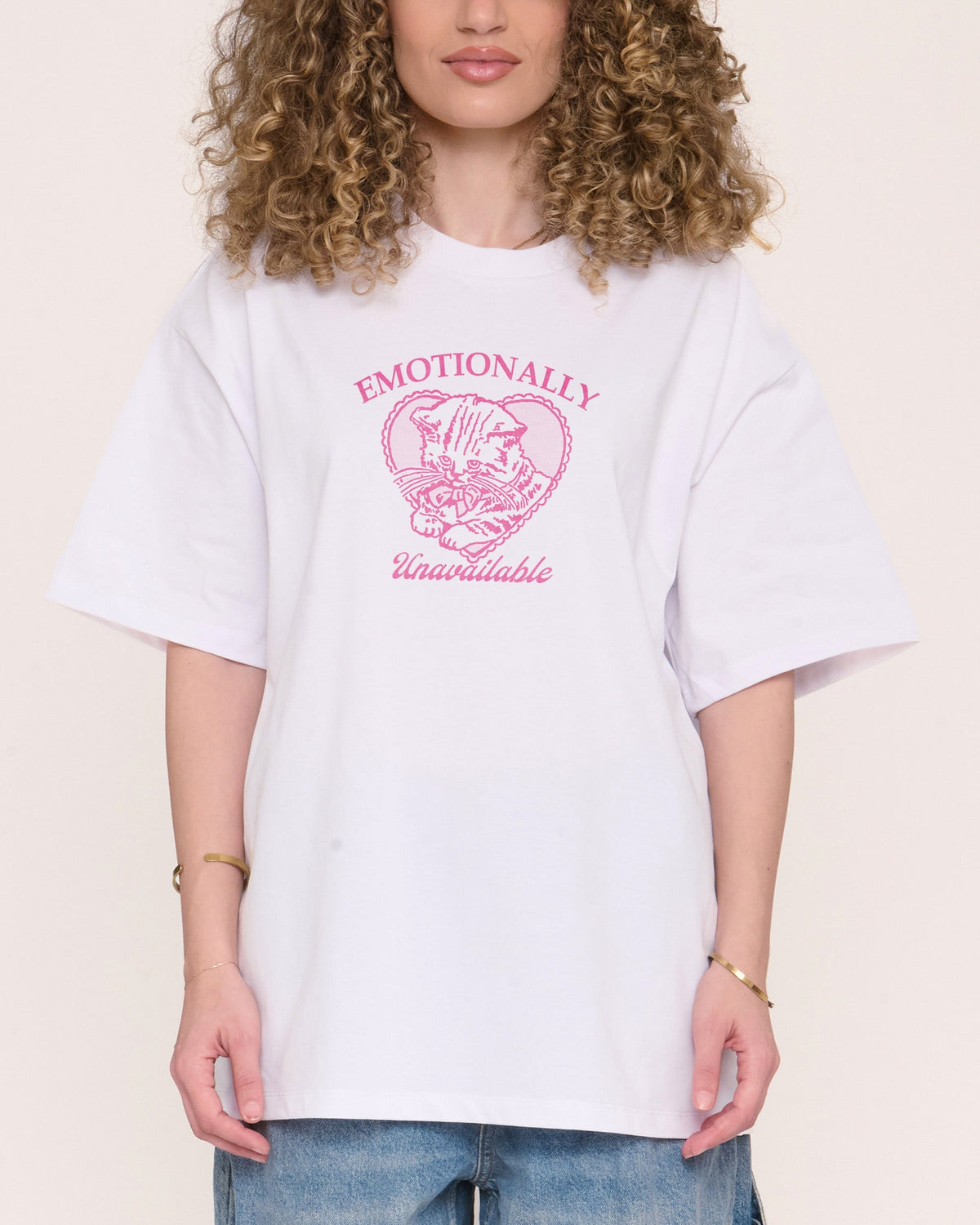 Emotionally Unavailable Oversized Tee Unisex