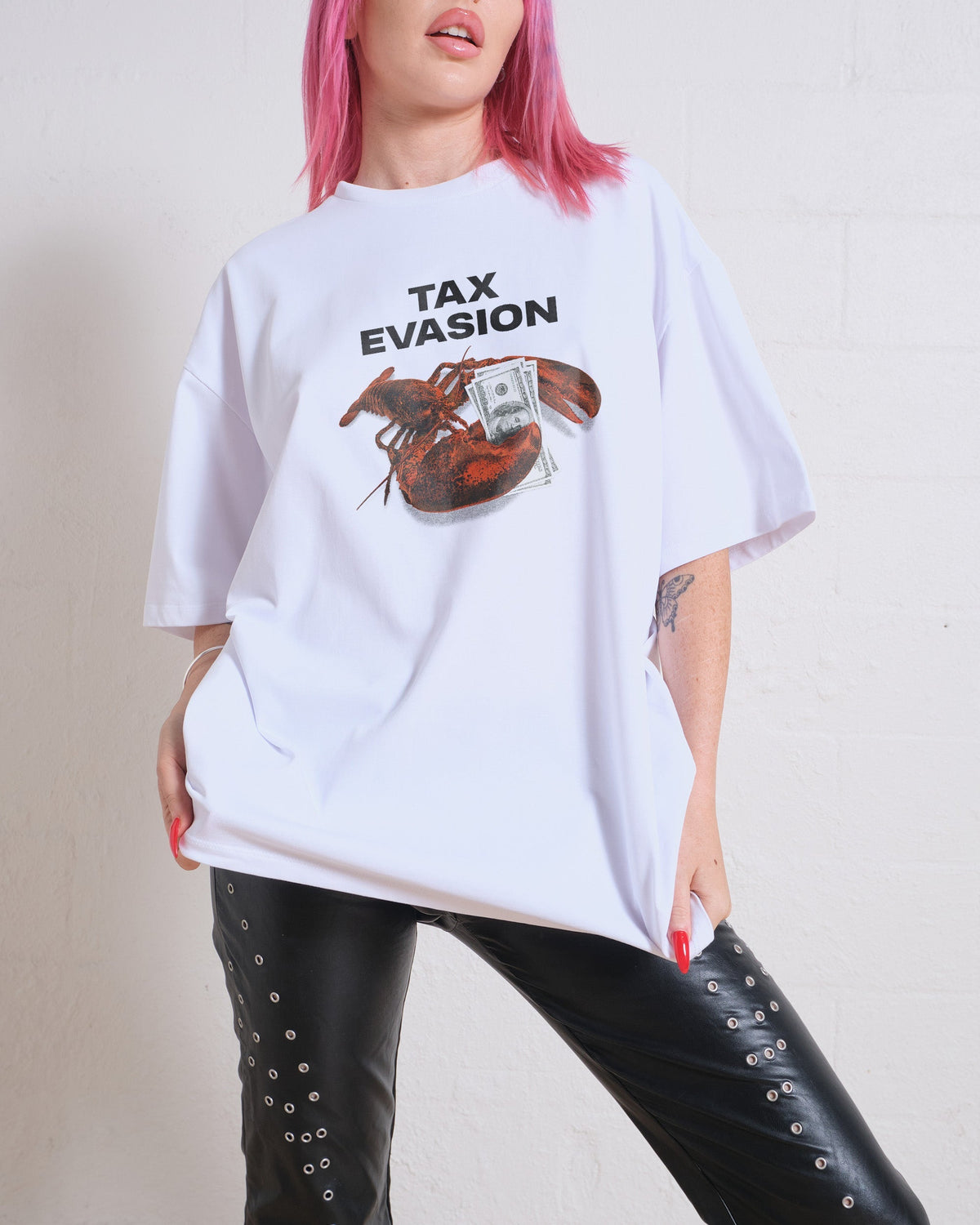 Tax Evasion Oversized Tee Unisex