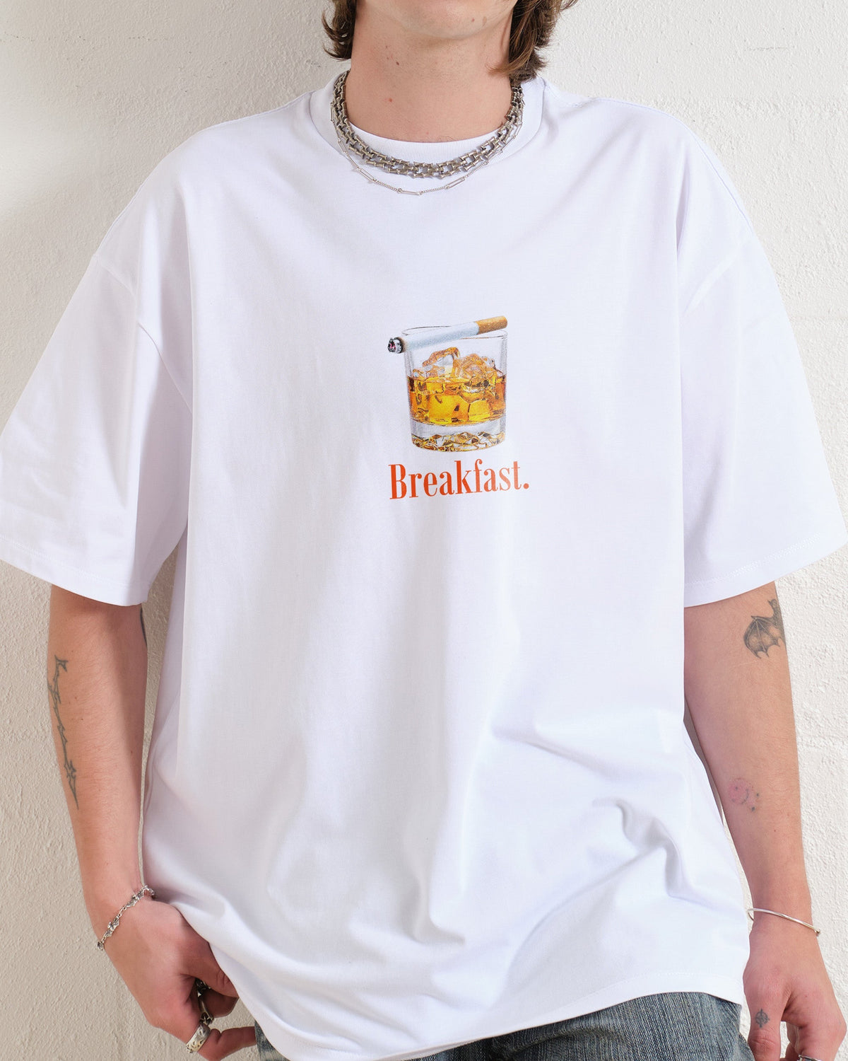 Breakfast Oversized Tee Unisex