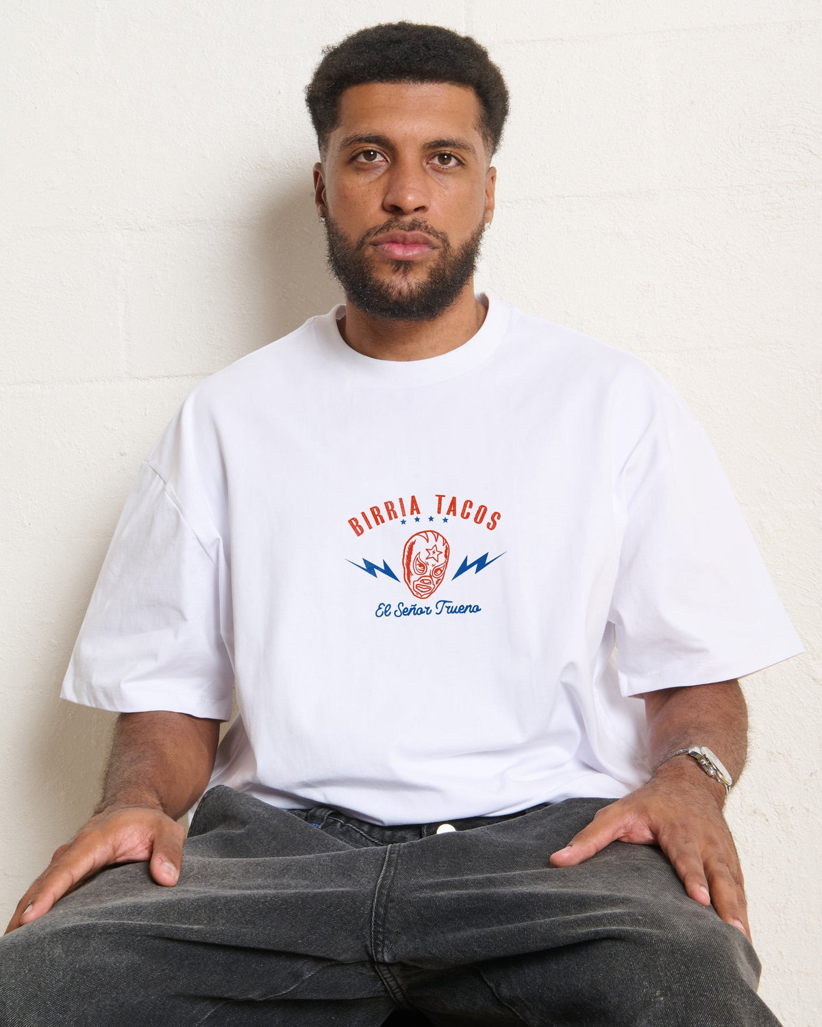 Birria Tacos El Senor Trueno Oversized Tee Unisex