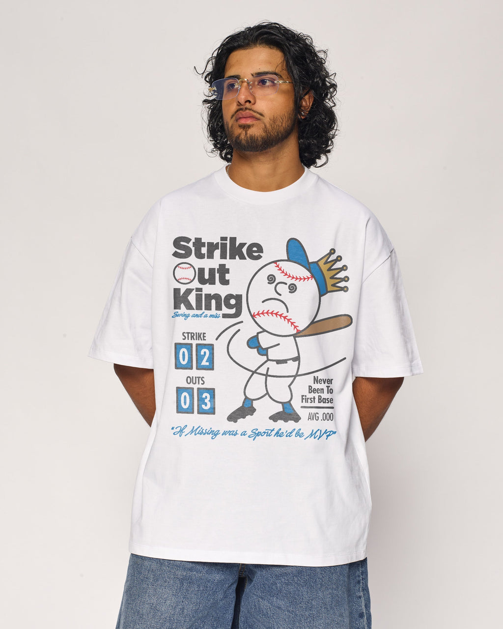 Strike Out King Oversized Tee Unisex