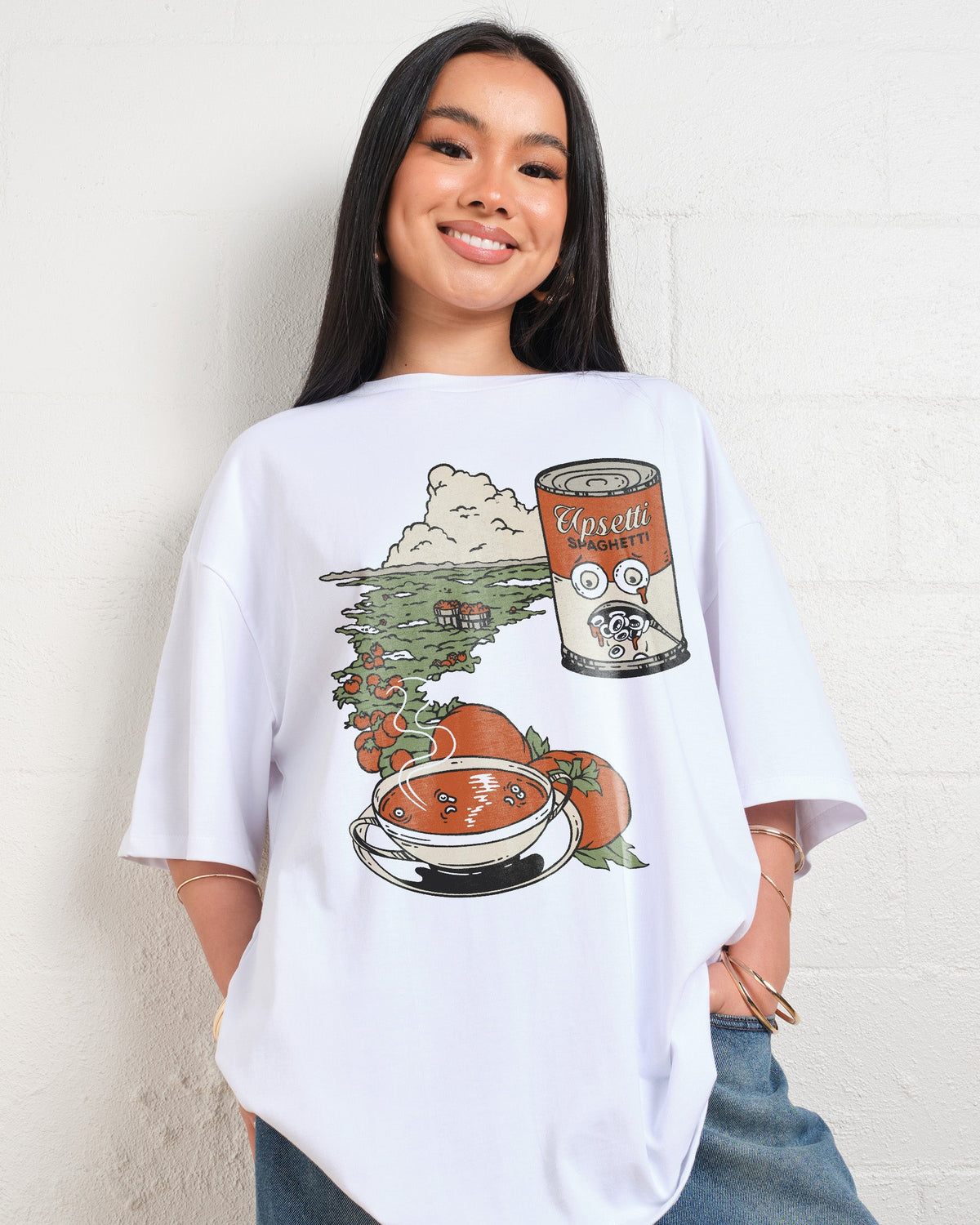 Upsetti Spaghetti Oversized Tee Unisex