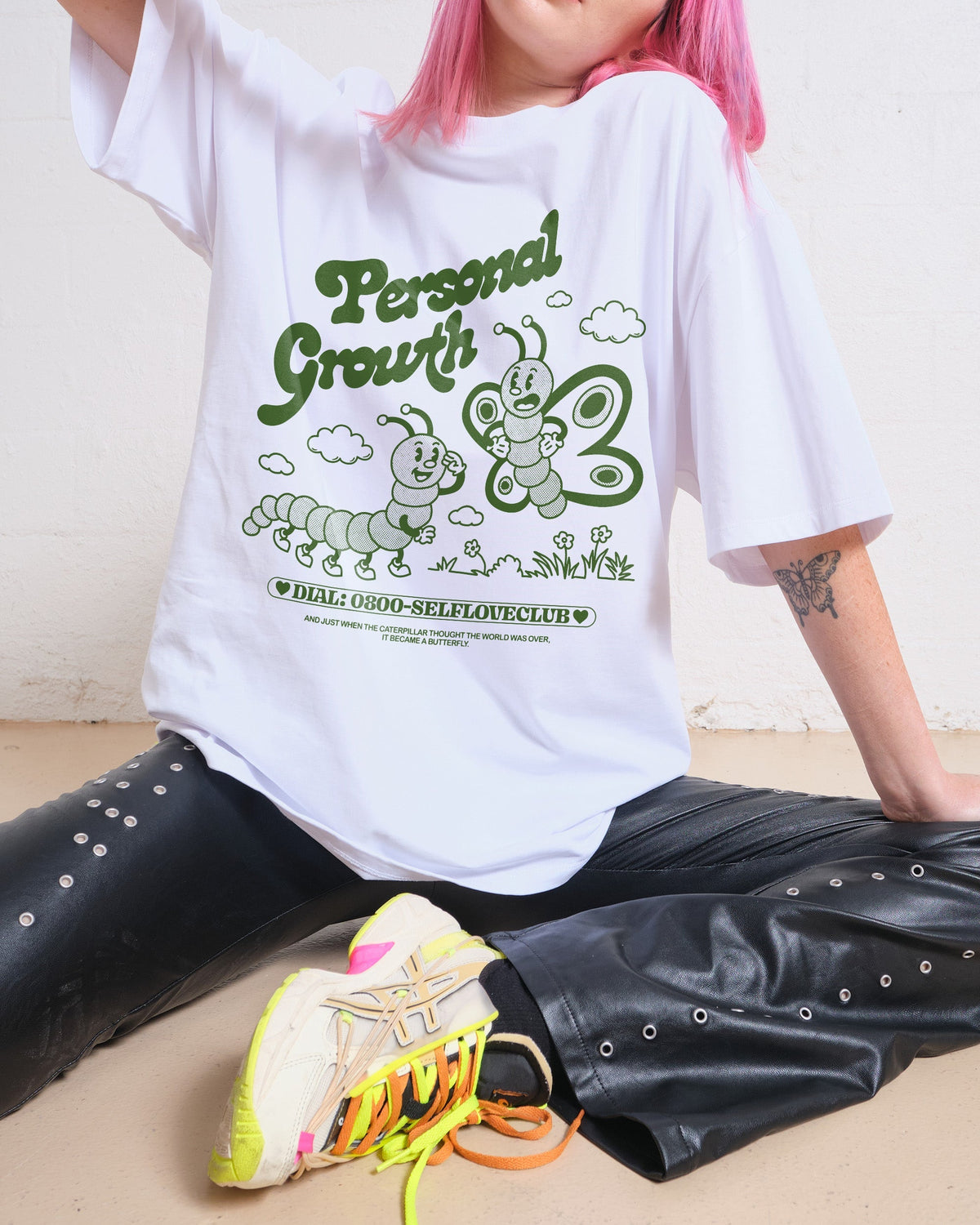 Personal Growth Oversized Tee Unisex