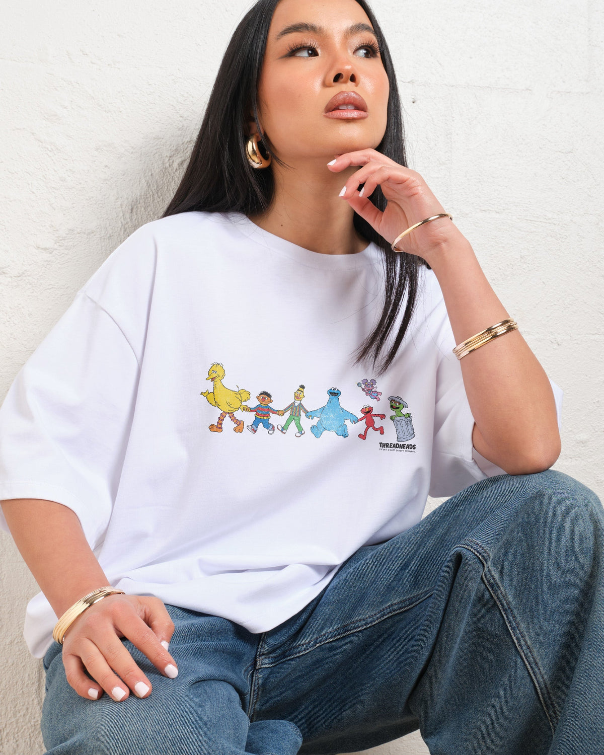 Walk With Me Oversized Tee Unisex
