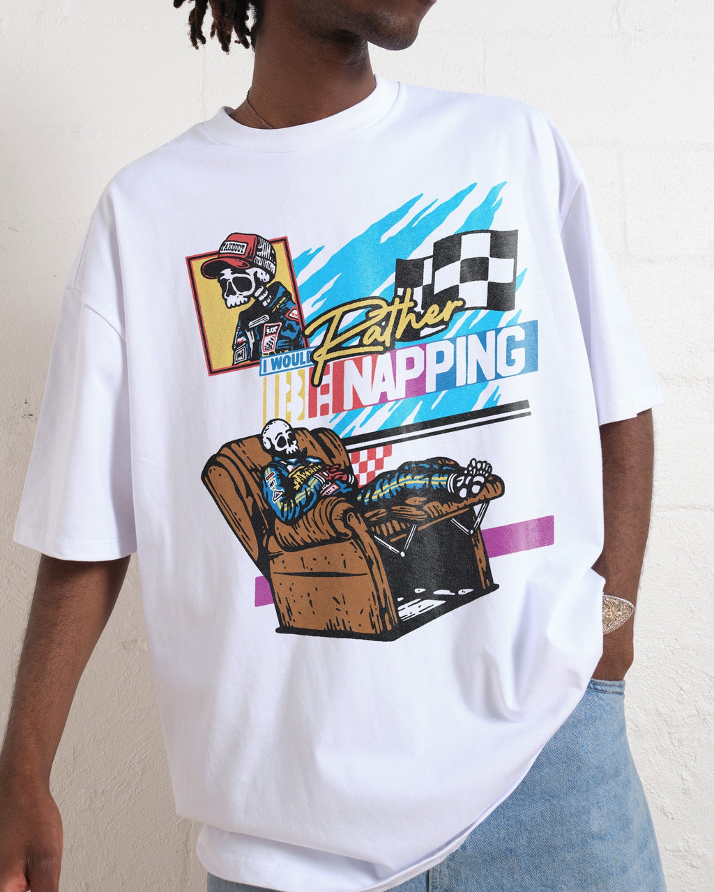I Would Rather Be Napping Oversized Tee Unisex