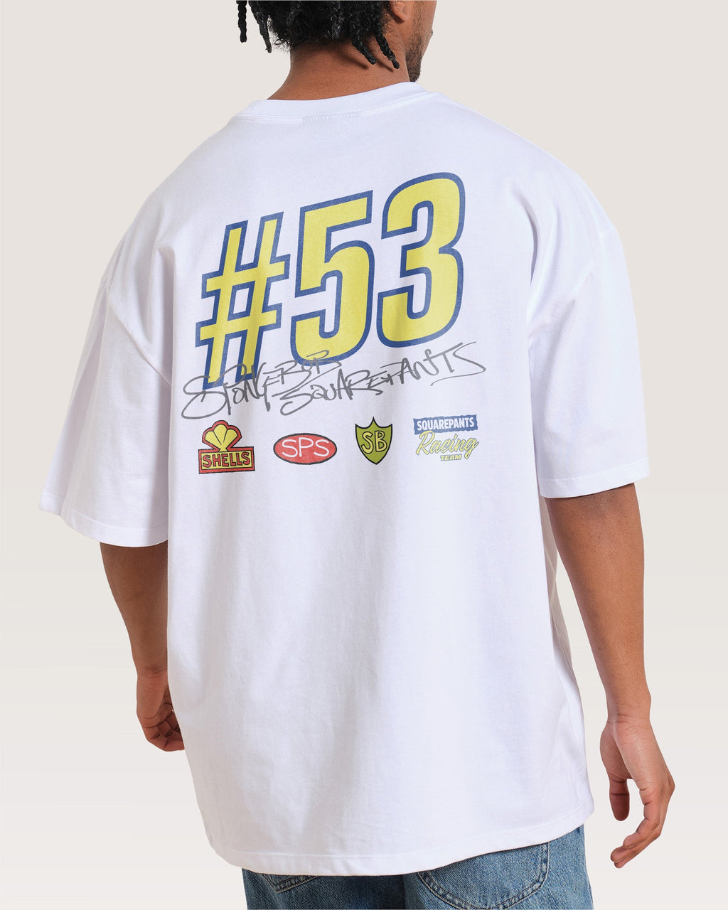 Spongebob Racing Oversized Tee Unisex