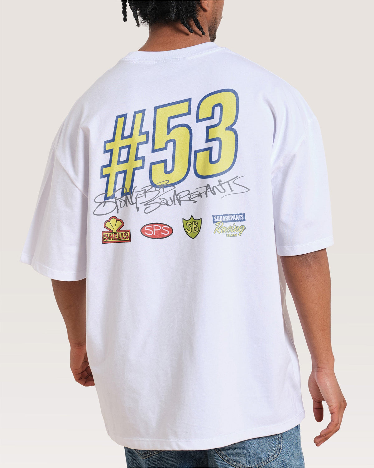 Spongebob Racing Oversized Tee Unisex