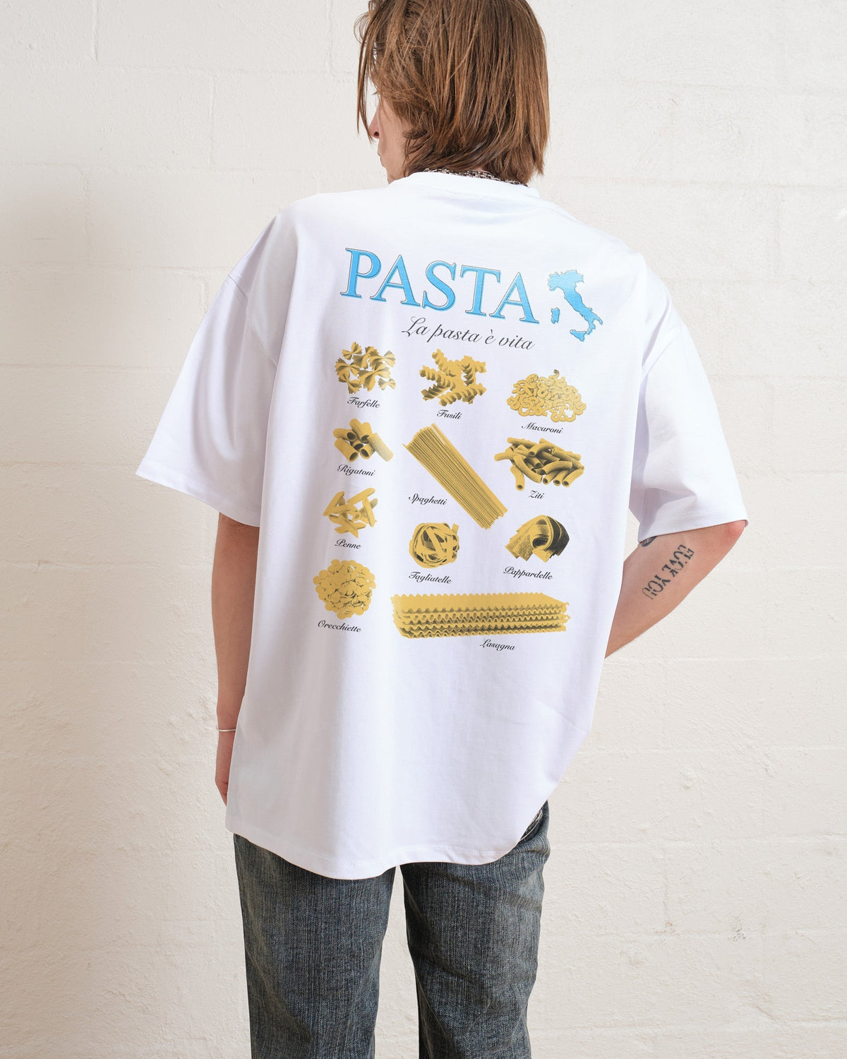 Pasta Is Life Oversized Tee Unisex