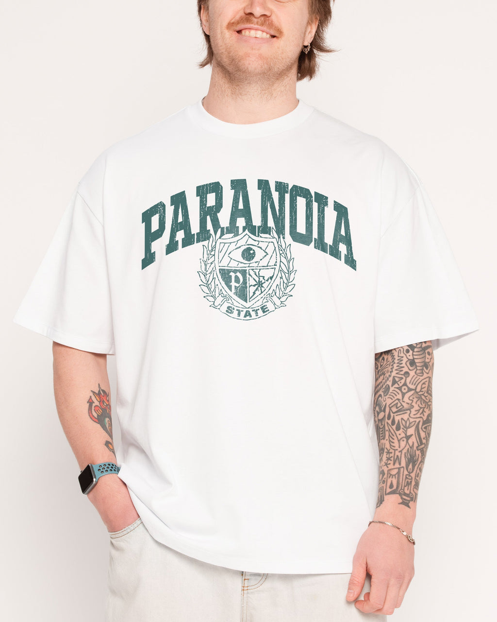 Paranoia State Oversized Tee Unisex