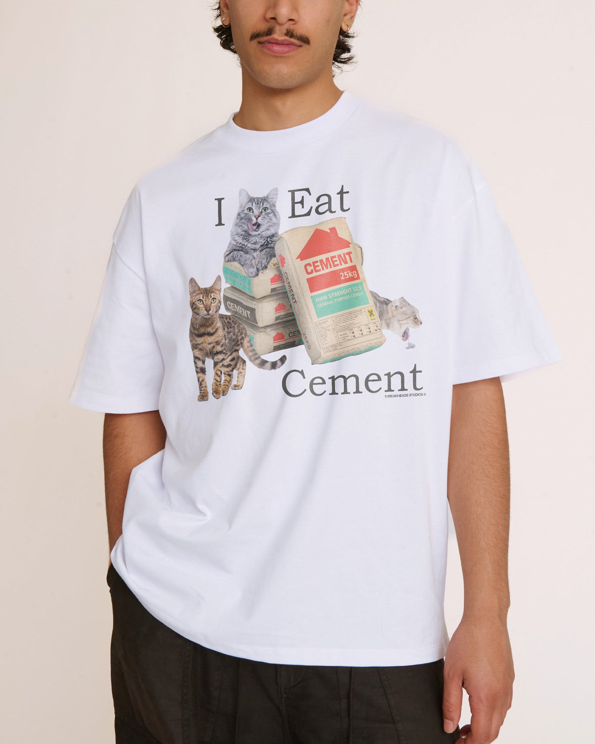 I Eat Cement Oversized Tee Unisex