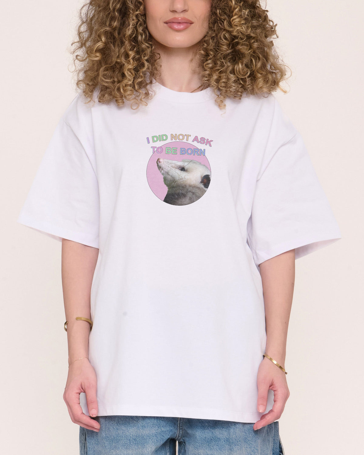 I Did Not Ask Oversized Tee Unisex