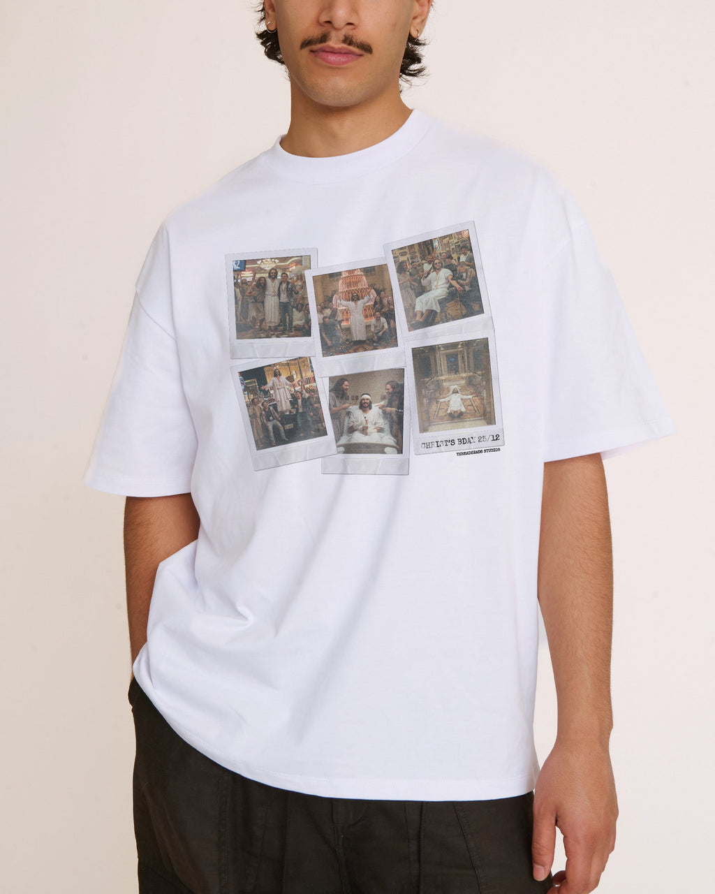 Christ's Bday Bender Oversized Tee Unisex