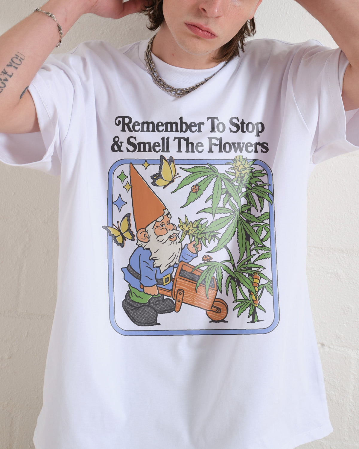Smell The Flowers Oversized Tee Unisex