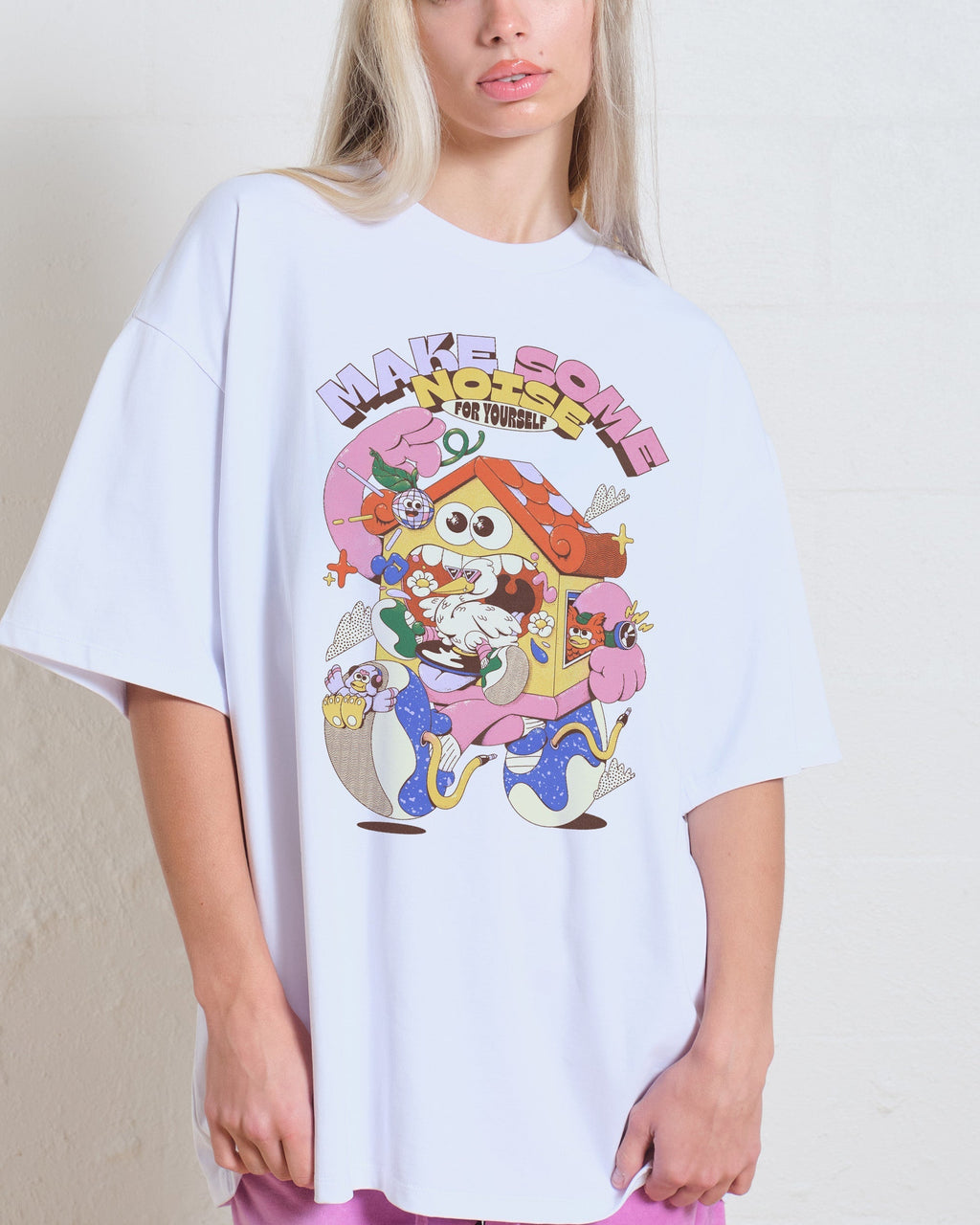 Make Some Noise Oversized Tee Unisex