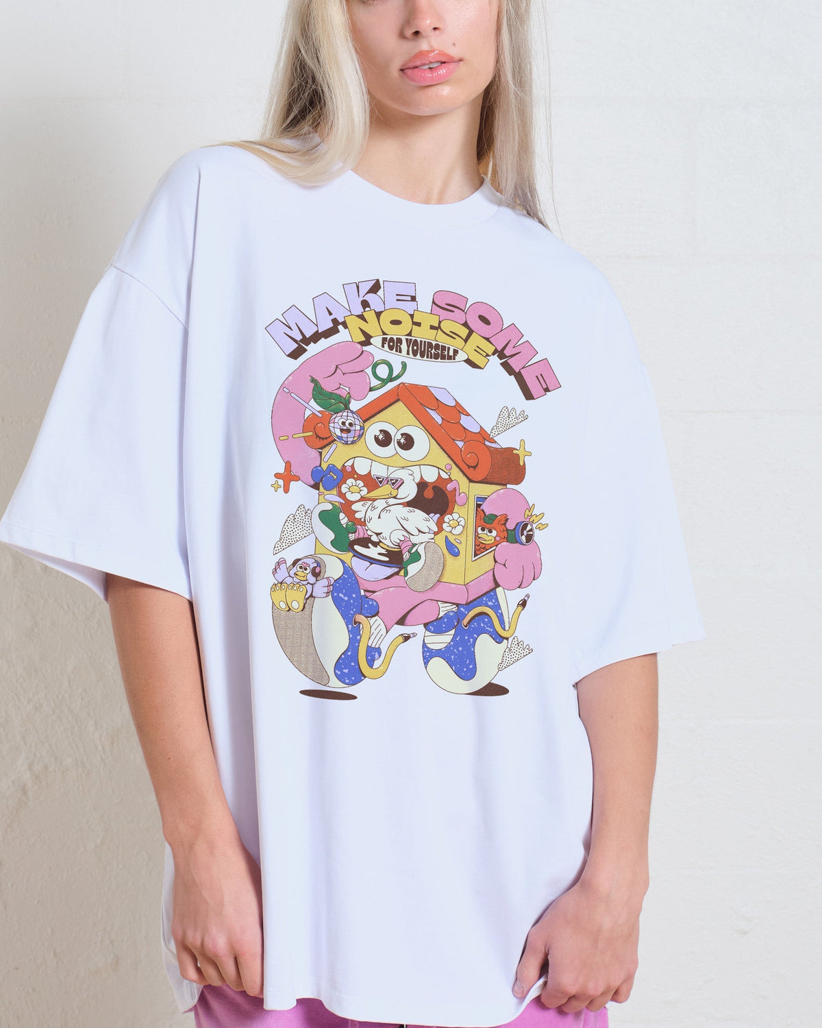 Make Some Noise Oversized Tee Unisex