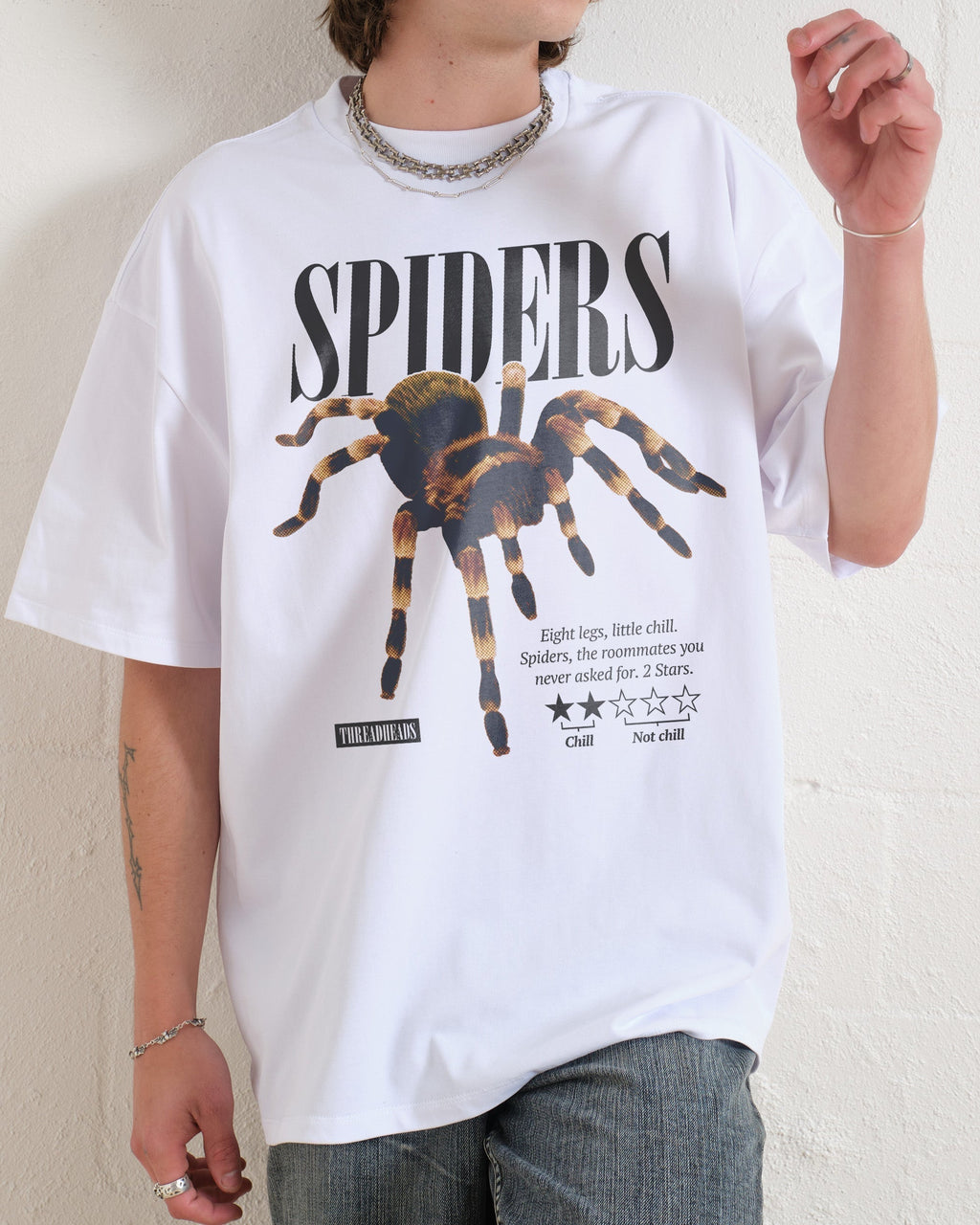 Spiders: A Review Oversized Tee Unisex