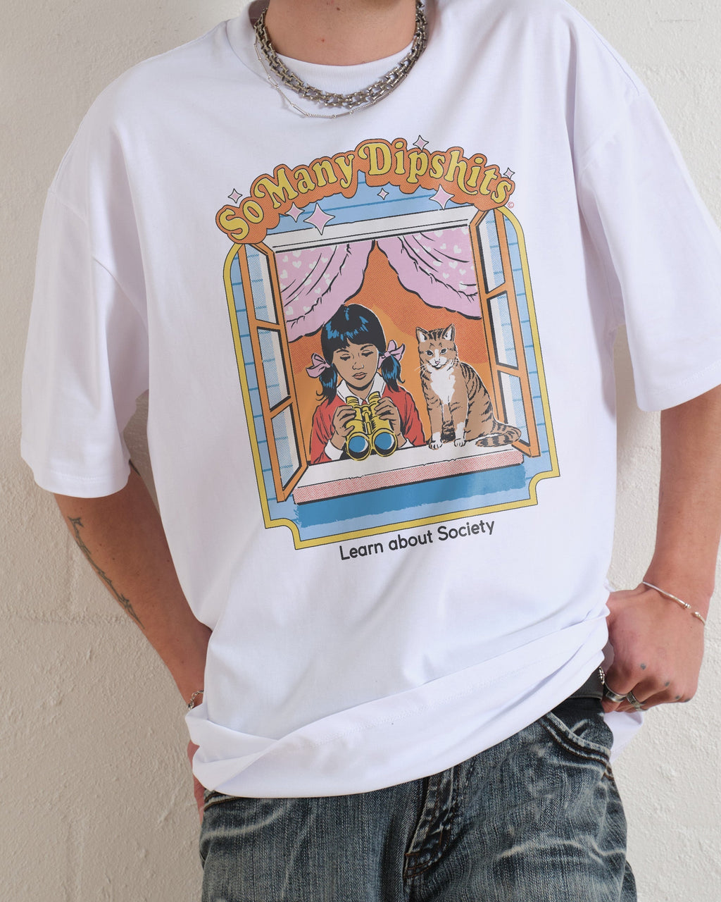 So Many Dipshits Oversized Tee Unisex