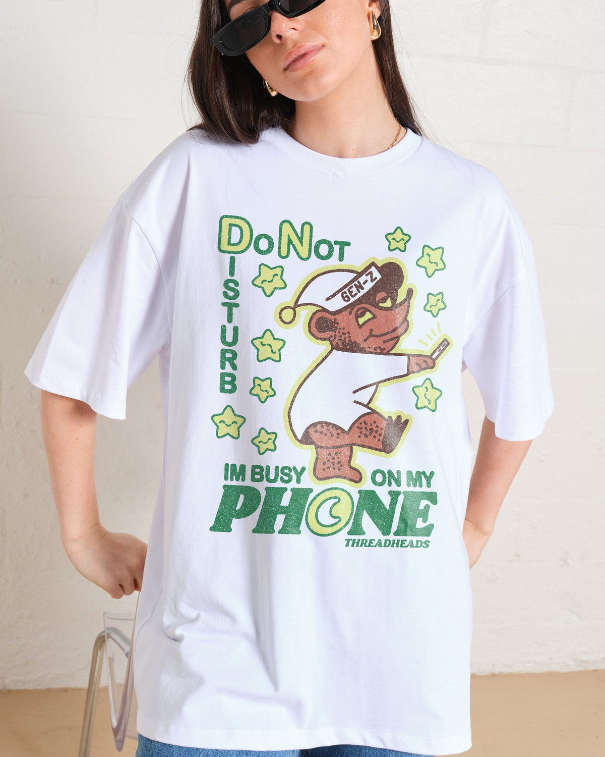 Do Not Disturb Oversized Tee Unisex