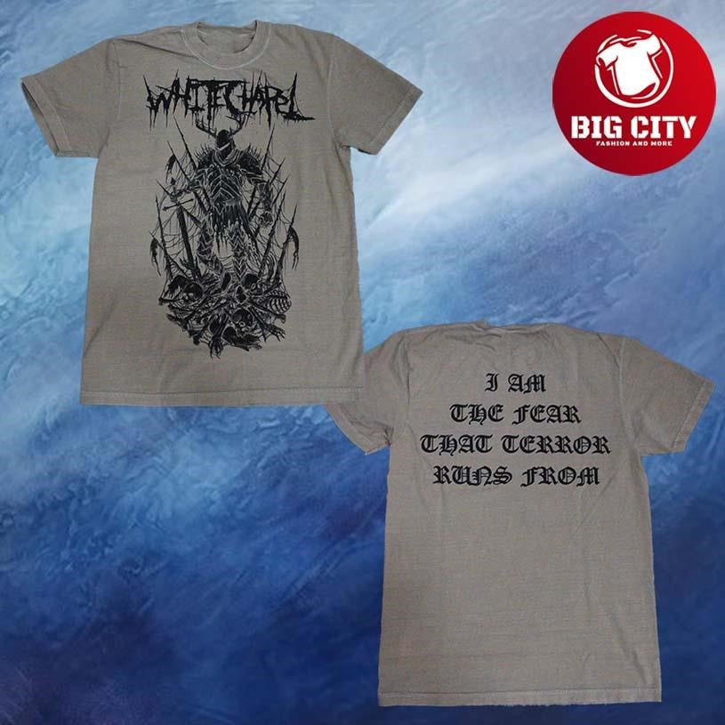 Whitechapel Merch Knight Khaki Two Sided Shirt Unisex