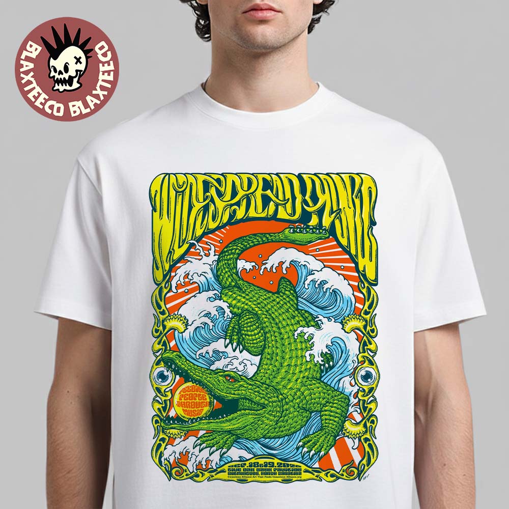 Widespread Panic Wilmington NC 2026 Event Poster Live At Blue Oak Bank Pavilion On September 28 29 2026 T-Shirt