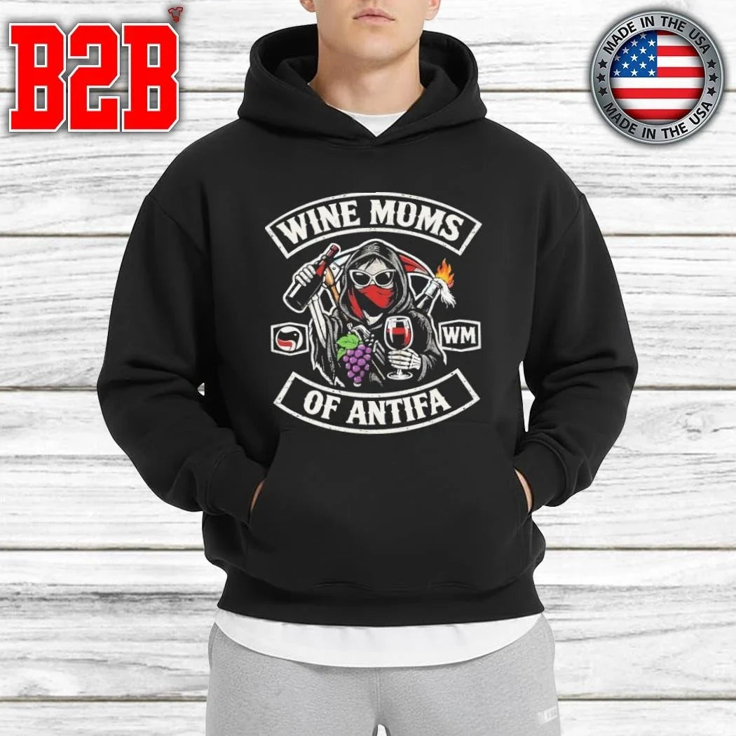 Wine Moms of Antifa Shirt Unisex