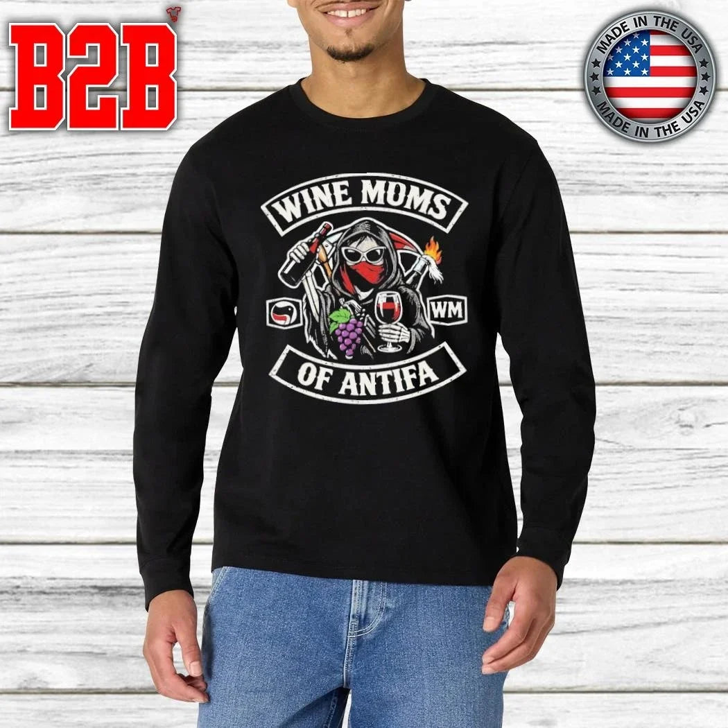 Wine Moms of Antifa Shirt Unisex