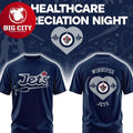 Winnipeg Jets Healthcare Appreciation Night 2026 NHL Two Sided Shirt Unisex
