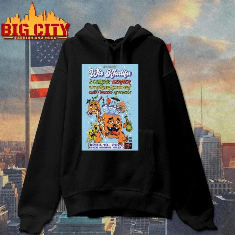 Wiz Khalifa Red Rocks In Morrison CO 4-19-2026 Poster Shirt Unisex