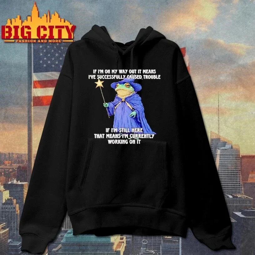 Wizard Frog If Im On My Way Out It Means Ive Successfully Shirt Unisex