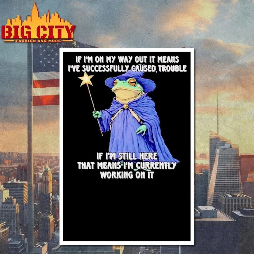 Wizard Frog If Im On My Way Out It Means Ive Successfully Shirt Unisex